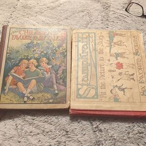 Antique StampKraft Hardcover Childrens Book 1916, 1918 CHILDREN'S Favorite Tales